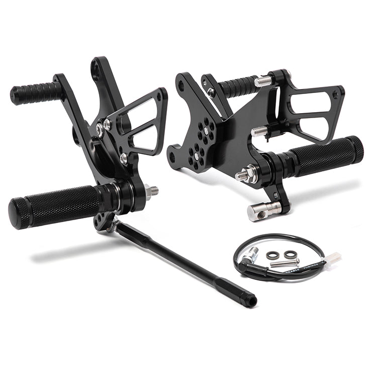 Rear Set Adjustable Rearsets Footpegs For Kawasaki ZX-6R