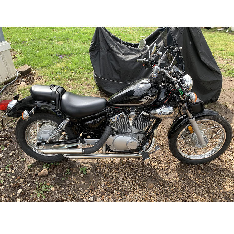 Motorcycle Muffler Exhaust System Pipe for Yamaha Virago / V Star XV250 1988-2023 / Virago / V Star XV125 All Years with Silencer