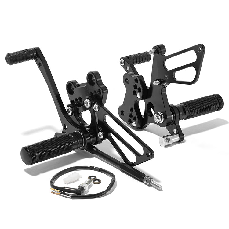 Adjustable CNC Rearsets Footpegs for Suzuki GSXR1000 00-04 / GSXR600 GSXR750 00-05 / SV650 SV650S 99-02