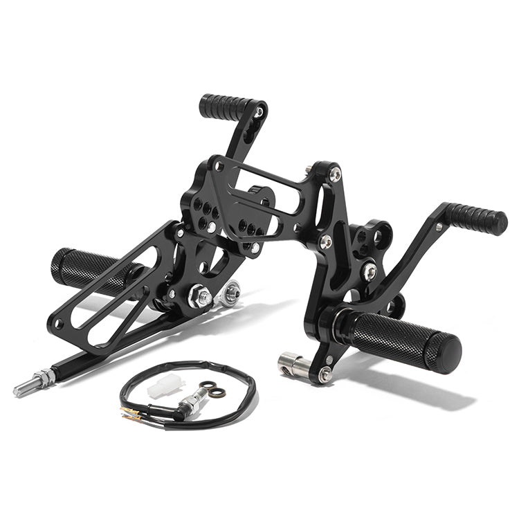 Adjustable CNC Rearsets Footpegs for Suzuki GSXR1000 00-04 / GSXR600 GSXR750 00-05 / SV650 SV650S 99-02