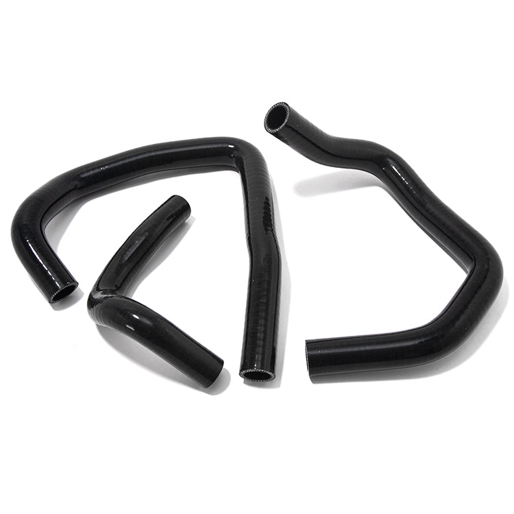 Black Silicone Radiator Hose Kit (3-Piece) For Kawasaki Ninja ZX-6R ZX6R 2005-2006