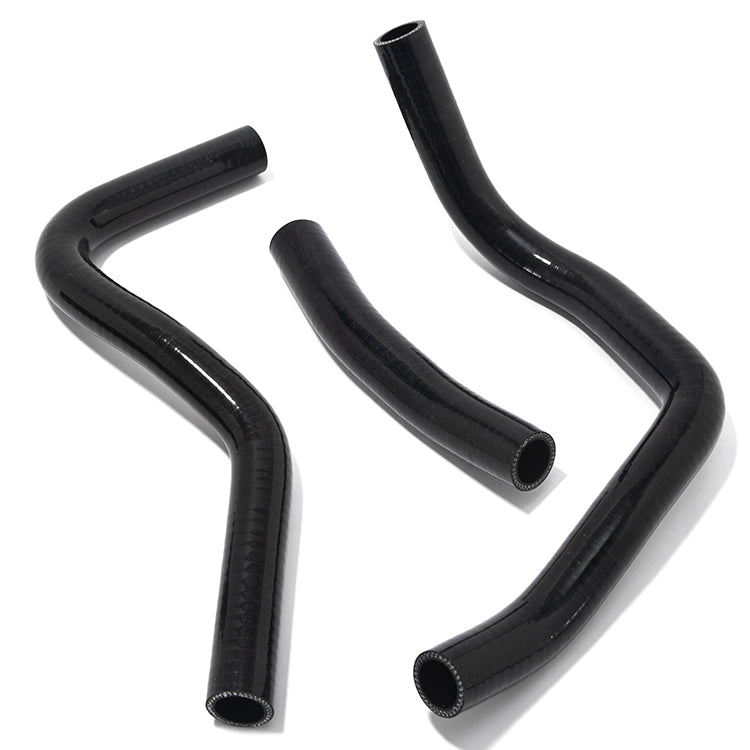 Black Silicone Radiator Hose Kit (3-Piece) For Suzuki GSX-R1000 GSXR1000 2001-2004