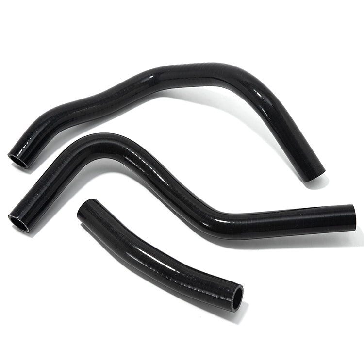 Black Silicone Radiator Hose Kit (3-Piece) For Suzuki GSX-R1000 GSXR1000 2001-2004