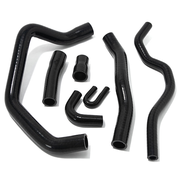 Black Silicone Radiator Hose Kit (7-Piece) For Yamaha YZF-R1 YZF R1 1000 2007-2008