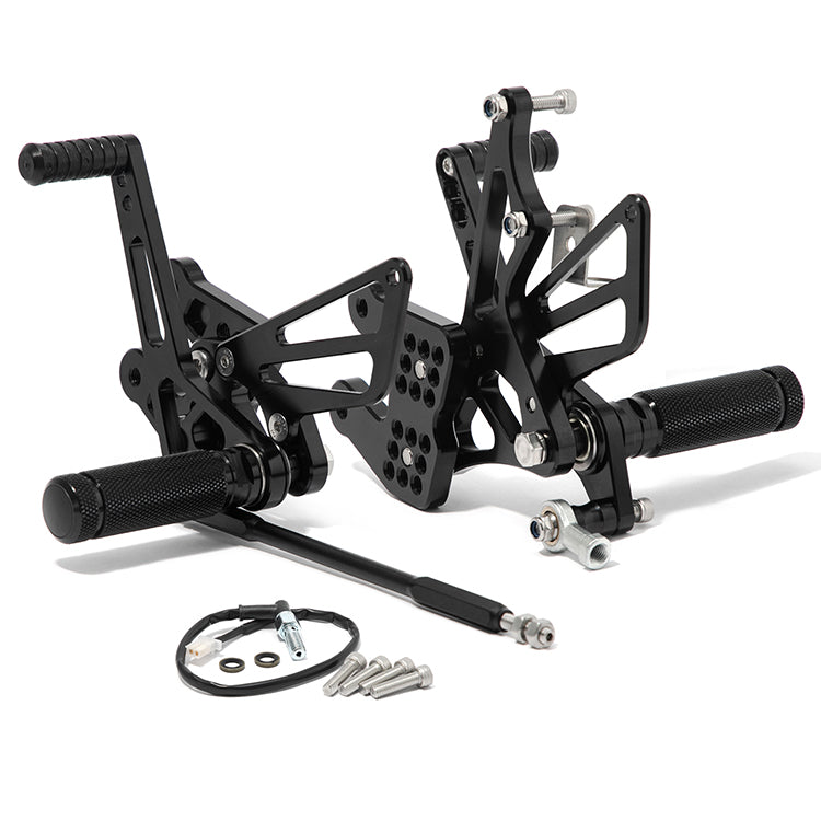 CNC Billet Aluminum Adjustable Rearsets Kit For Suzuki GSX-R 1000 / GSXR1000 2007-2008