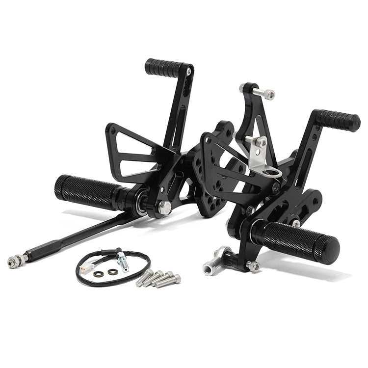 CNC Billet Aluminum Adjustable Rearsets Kit For Suzuki GSX-R 1000 / GSXR1000 2007-2008