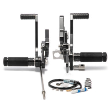 Load image into Gallery viewer, CNC Rear Set Adjustable Foot Pegs For Yamaha YZF-R3 / MT-03 2015-2024