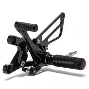 CNC Rear Set Adjustable Foot Pegs For Yamaha YZF-R3 / MT-03 2015-2024