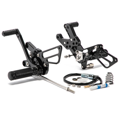 CNC Rear Set Adjustable Foot Pegs For Yamaha YZF-R3 / MT-03 2015-2024