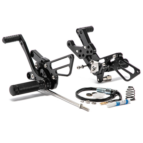 CNC Rear Set Adjustable Foot Pegs For Yamaha YZF-R3 / MT-03 2015-2024