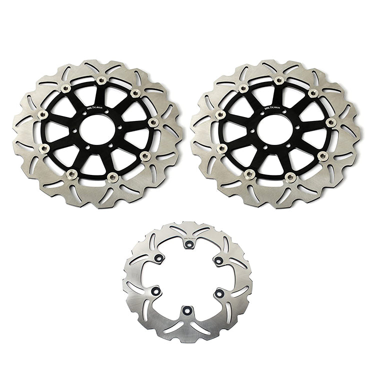 Front Rear Brake Disc for Yamaha FZS600 Fazer 1998-2003 / TDM850 1991-2001 / TRX850 1995-2000
