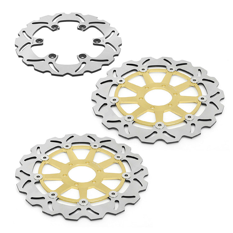 Front Rear Brake Disc for Yamaha FZS600 Fazer 1998-2003 / TDM850 1991-2001 / TRX850 1995-2000