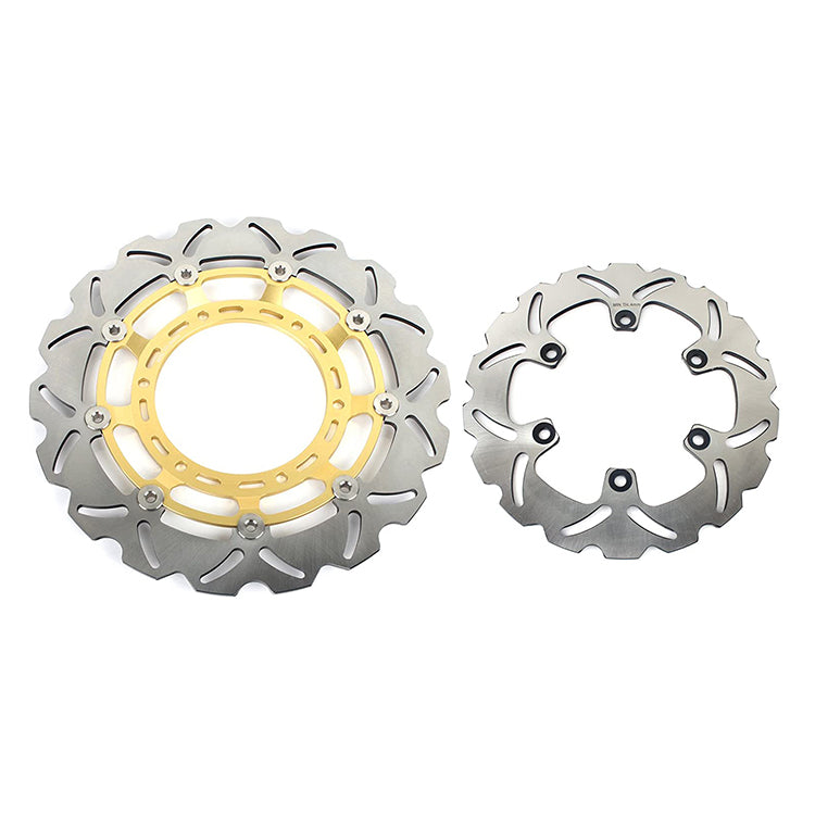 Front Rear Brake Disc Rotors for Yamaha XT660X Supermoto 2004-and up