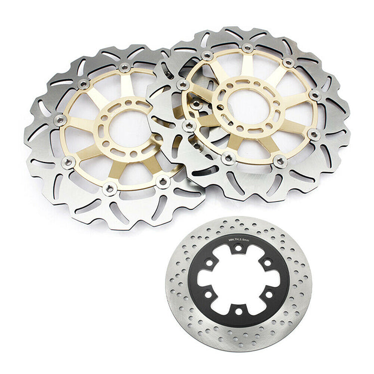For ATK GT250R / GT650R V-Twin Sport 2011 / United Motors V2S 650R 2007-2008 Motorcycle Brake Rotor Set (F/R)