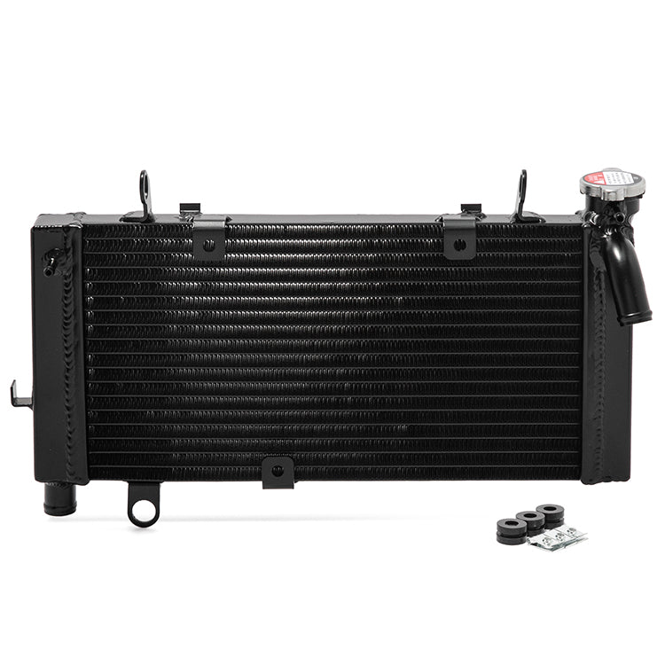 For Honda CBR400RR 1990-1995 TIG-Welded Black Aluminum Radiator