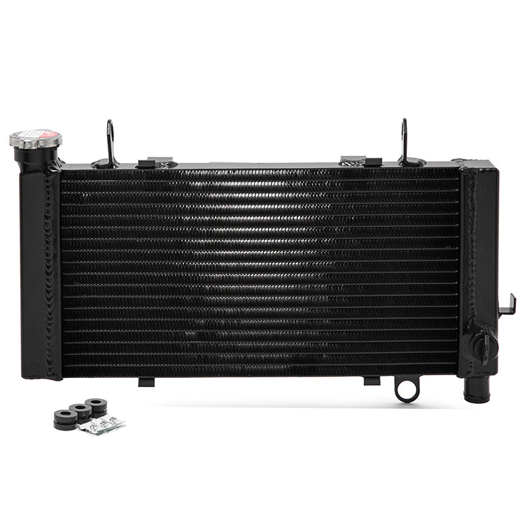 For Honda CBR400RR 1990-1995 TIG-Welded Black Aluminum Radiator