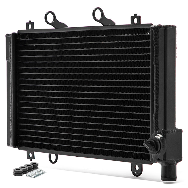 For Honda CBR400 NC23 1988-1989 Black Aluminum Radiator