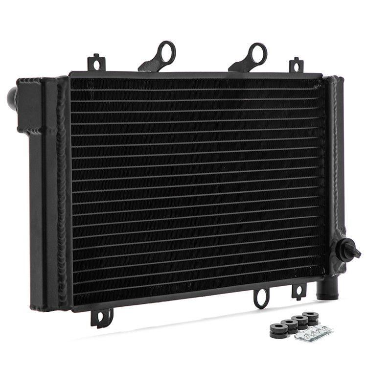 For Honda CBR400 NC23 1988-1989 Black Aluminum Radiator