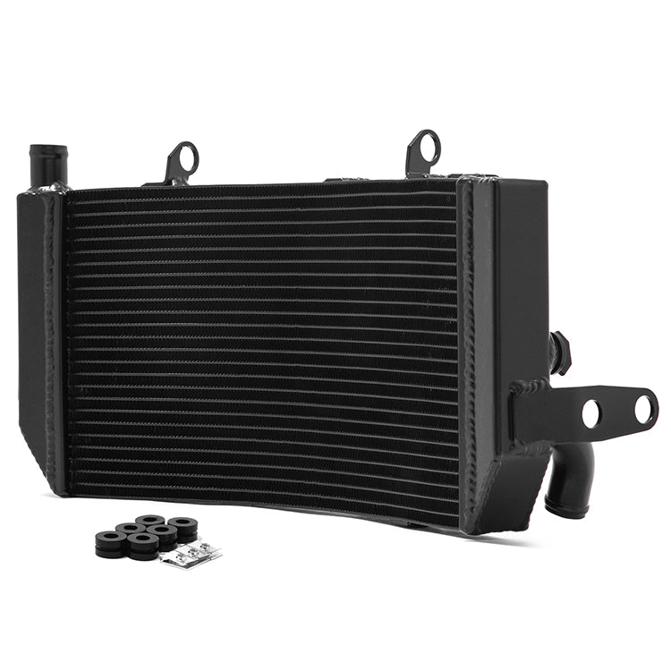 For Honda CBR600F F3 Black TIG-Welded Aluminum Water Cooling Radiator 1995-1998 19010-MAL-601