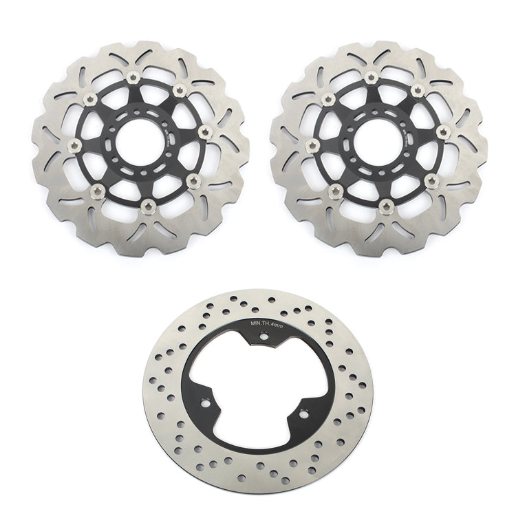 For Yamaha  FZR250 EXUP FZR250R FZR250RR 1989-and up / FZR400 1987-and up / FZR750R 1989-1992 Front Rear Brake Disc Rotors