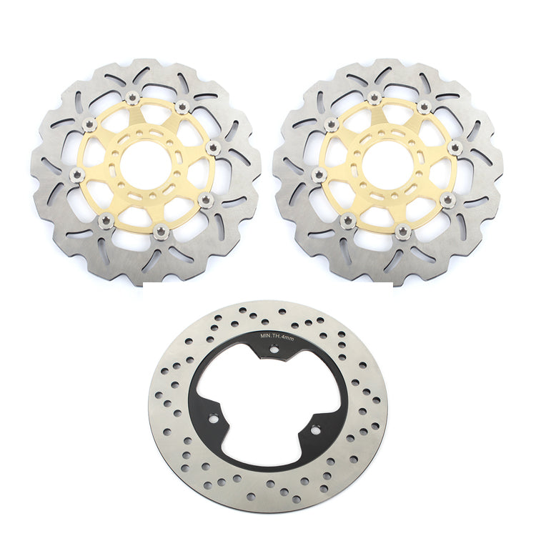 For Yamaha  FZR250 EXUP FZR250R FZR250RR 1989-and up / FZR400 1987-and up / FZR750R 1989-1992 Front Rear Brake Disc Rotors