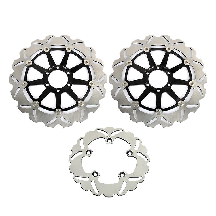 Front Rear Brake Disc for Aprilia RSV 1000 R Factory 2003-2008 / RSV 1000 SP 1999-2000 / SL 1000 Falco 2000-2005