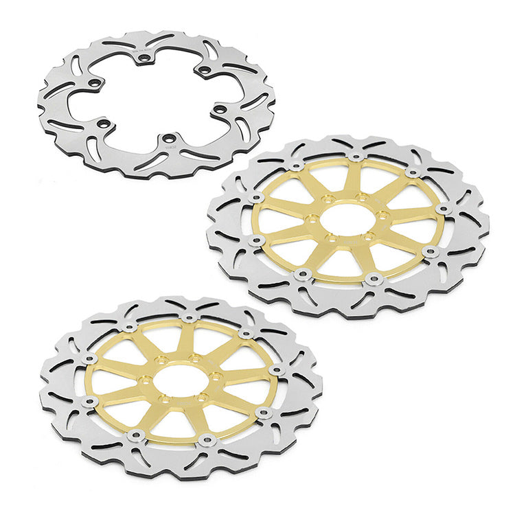 Front Rear Brake Disc for Yamaha FZR1000 1987-1995 / XJR1200 1995-1997 / XJR1300 1998 / TDR125 1989-2001