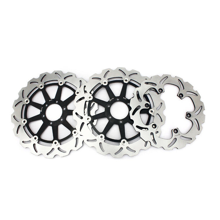 Front Rear Brake Disc for Yamaha FZR1000 1987-1995 / XJR1200 1995-1997 / XJR1300 1998 / TDR125 1989-2001