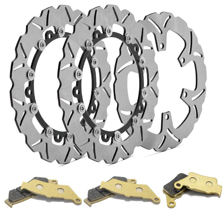 Front Rear Brake Disc Rotors & Pads for BMW F 900 GS 2023-2025 / F 750 GS 2018-2025 / BMW F 800 GS 2023-2025 / BMW F 850 GS (K81) 2018-2025