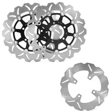 Load image into Gallery viewer, Front Rear Brake  Rotors for TRIUMPH Daytona 675 13-17 / Daytona 765 Moto2 20-up / Street Triple 660 675 765 13-up / Thruxton 1200 16-up