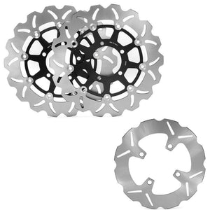 Front Rear Brake  Rotors for TRIUMPH Daytona 675 13-17 / Daytona 765 Moto2 20-up / Street Triple 660 675 765 13-up / Thruxton 1200 16-up