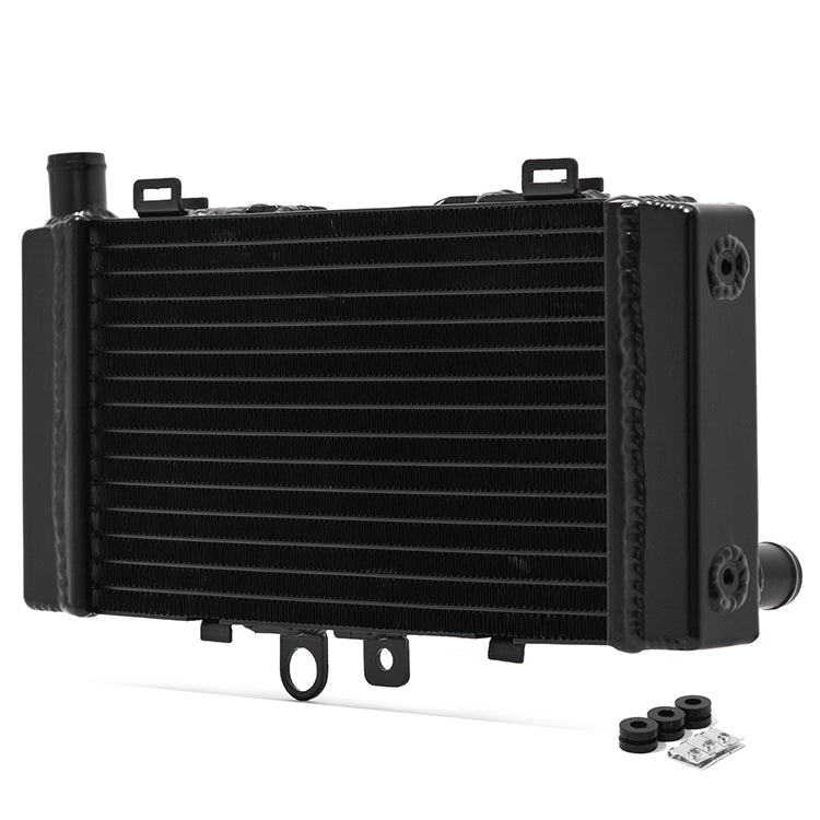 Heavy-Duty 26mm Core Black Aluminum Engine Cooling Radiator Replacement for Honda Hornet 250 1996-2007