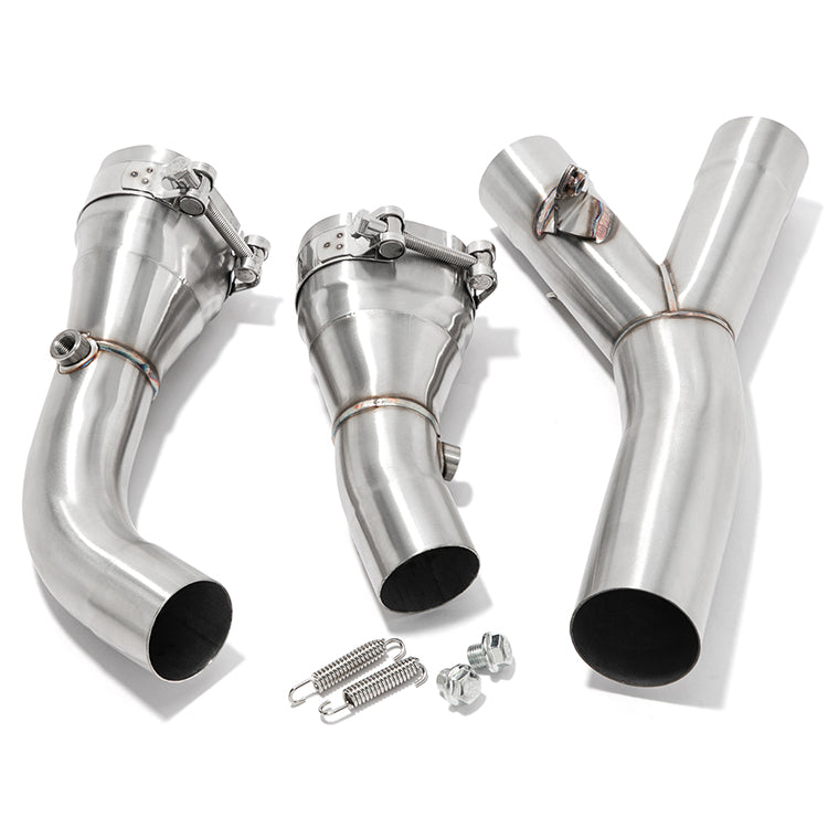 High-Performance Stainless Steel Exhaust Mid Pipe Kit for BMW S1000RR 2019-2025