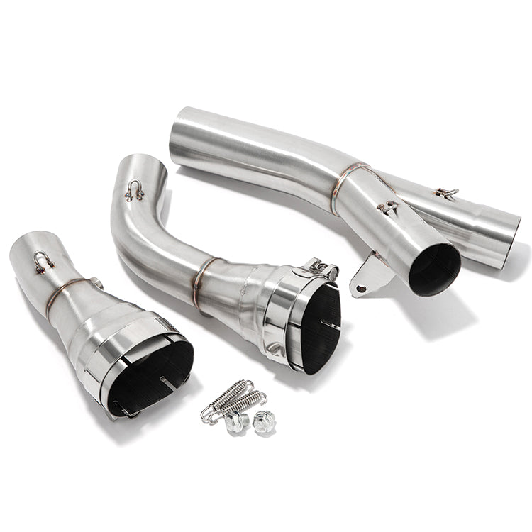 High-Performance Stainless Steel Exhaust Mid Pipe Kit for BMW S1000RR 2019-2025