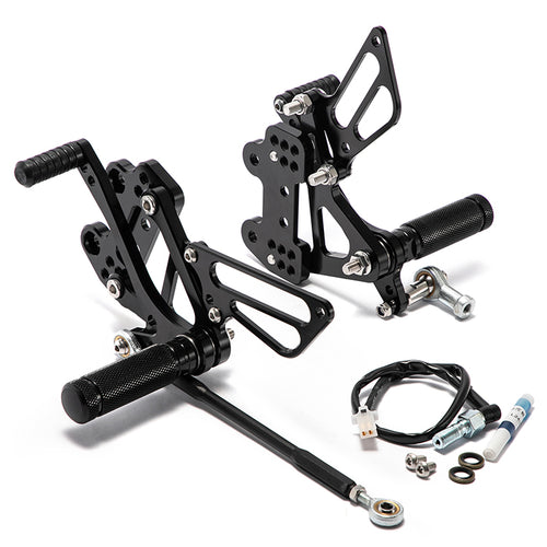 Rear Set Adjustable Footpegs For Kawasaki Ninja ZX-6R 1999-2002