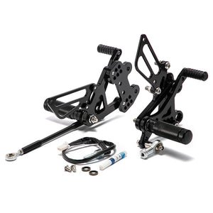 Rear Set Adjustable Footpegs For Kawasaki Ninja ZX-6R 1999-2002