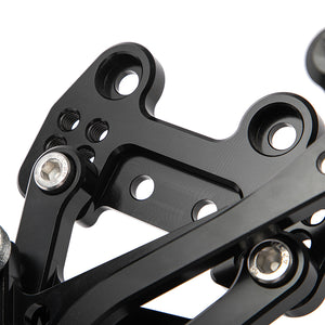 Rear Set Adjustable Footpegs For Kawasaki Ninja ZX-6R 1999-2002