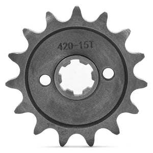 Motorcycle Front Sprocket for Honda ST50 90 NSR75 92-UP MSX125 13-24 ST125 22-23 Z125 19-22 / Kawasaki KD80 AE80 AR80 81-92