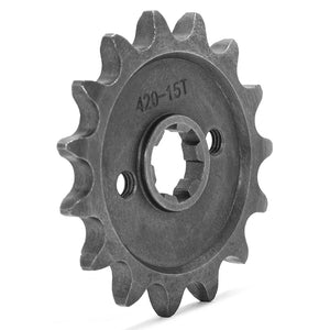 Motorcycle Front Sprocket for Honda ST50 90 NSR75 92-UP MSX125 13-24 ST125 22-23 Z125 19-22 / Kawasaki KD80 AE80 AR80 81-92