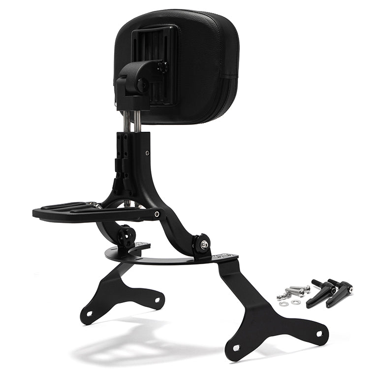 Multi-Purpose Adjustable Driver Passenger Backrest with Luggage Rack for Kawasaki Vulcan 1700 2010-2026