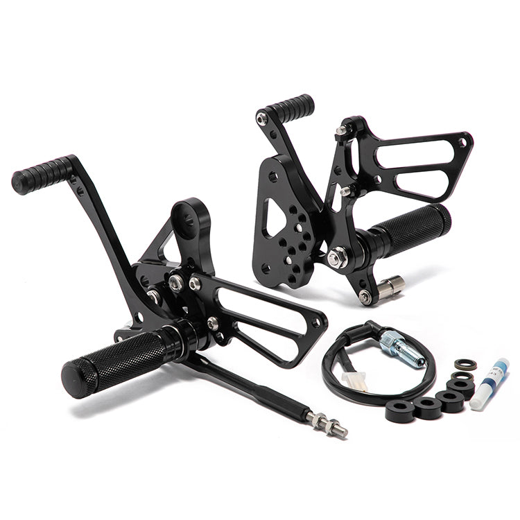 Rear Set Adjustable Footpegs For Suzuki GSX1300R / Hayabusa Drag-style 1999-2014