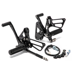 Rear Set Adjustable Footpegs For Suzuki Hayabusa GSX1300R 1999-2014