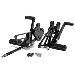 Rear Set Adjustable Rearsets Footpegs For Kawasaki Ninja 300 / Ninja 250 / Z300 / Z250 2013-2017