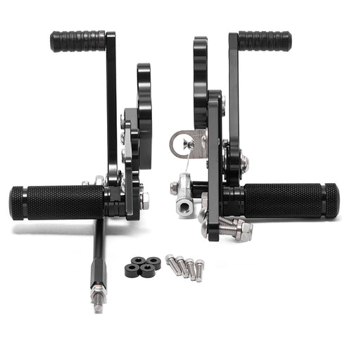 Rear Set Adjustable Rearsets Footpegs For Kawasaki Ninja 300 / Ninja 250 / Z300 / Z250 2013-2017
