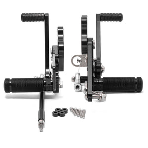 Rear Set Adjustable Rearsets Footpegs For Kawasaki Ninja 300 / Ninja 250 / Z300 / Z250 2013-2017