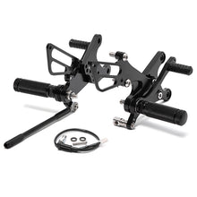 Load image into Gallery viewer, Rear Set Adjustable Rearsets Footpegs For Kawasaki ZX-6R 2005-2008