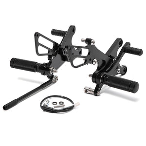 Rear Set Adjustable Rearsets Footpegs For Kawasaki ZX-6R 2005-2008