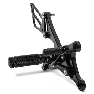 Rear Set Adjustable Rearsets Footpegs For Kawasaki ZX-6R 2005-2008