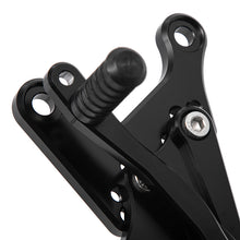 Load image into Gallery viewer, Rear Set Adjustable Rearsets Footpegs For Kawasaki ZX-6R 2005-2008