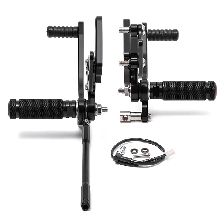 Rear Set Adjustable Rearsets Footpegs For Kawasaki ZX-6R 2005-2008